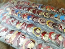 Red Commemorative Chairman Mao badge badge brooch Cultural Revolution Liberation Medal Collection 136 large complete