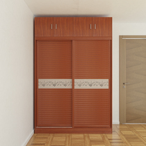 Solid wood cabinet Large wardrobe Bedroom furniture assembly cabinet 2 doors 3 doors 4 doors Sliding door Integral large wardrobe