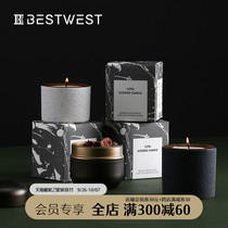 BEST WEST creative scented candles ornaments romantic props fragrance candles home indoor durable candle Cup