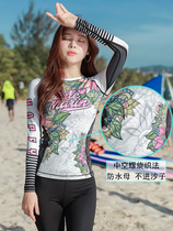 CielleMarin Korean split diving suit jellyfish coat thin tide top shorts trousers swimsuit suit women