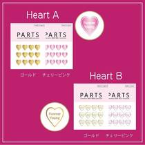 (Spot)Japan sha-nail love peach heart English Harajuku style Mini bronzing sticker PARTS series