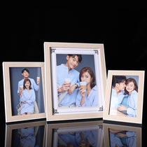 Table photo custom wash photo made high-end photo studio frame ornaments baby wedding photo crystal frame making