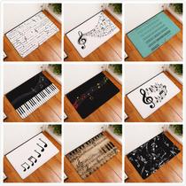 Kitchen Waterproof Floor Mat Cartoon Music Piano Keyboard of the Kitchen