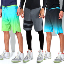 Wetsuit mens quick-drying loose beach pants mens large size seaside vacation five-point boxer hot spring swimming trunks snorkeling shorts
