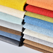Sofa cushion floating window fabric handmade polyester fabric pure color Diy background handmade table cloth fabric cushion cover cloth