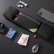 Sports fanny pack Mens and womens kettle marathon running equipment Outdoor fitness mobile phone close-fitting belt Multi-functional waterproof