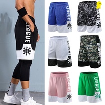 Basketball pants shorts mens fashion brand summer ins pants trend Korean loose sports pants casual mens five-point pants
