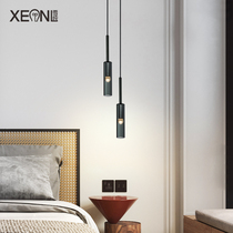 All copper small chandelier restaurant bar creative staircase living room bedroom bedside post modern light luxury crystal single Chandelier