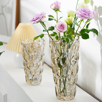 Vases Inwind Nordic minimalist light extravagant glass flower arrangements Living room table decoration nets Red water to raise rose hawking pieces