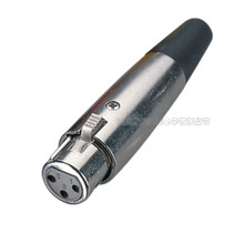 High quality 3P Cannon mother head three-core XLR audio head microphone adapter sound speaker conversion head
