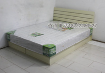 White oak double bed Single bed Add - box Low