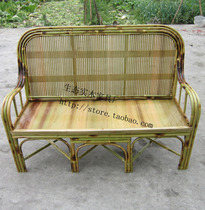 Bamboo furniture 2 people chairs Balcony Living Room room Leisure 2 People sofa Restaurant Tea House Sofa Chair Sofa chair