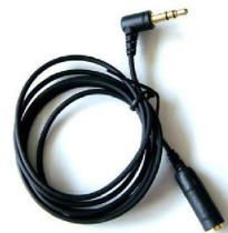 High-quality Sony Shenghai universal lossless sound quality audio extension cable 3 5mm gold-plated curved plug audio cable