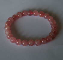 Water jade ice powder crystal bracelet Madagascar pink peach multi specifications