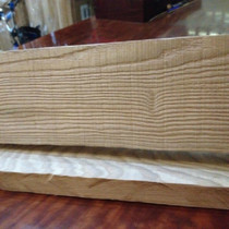 Solid wood veneer deep brushed solid wood can be customized carbonized black ash white oak