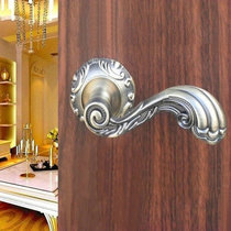 German Hongying European-style invisible door handle Qinggu bronze Ming-fit handle imitation antique dark door single-sided background wall handle