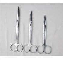 Shanghai Pulun scissors Stainless steel scissors 10CM 12 5CM 14CM 16CM 18CM straight tip curved tip scissors