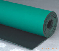 Antistatic rubber sheet high temperature resistant green green black antistatic plate 5MMXJ-3
