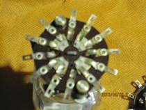 New 50 s old radio with 11-speed 4-knife silver-plated band switch