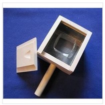 Thickened solid wood single frame moxibustion box special box Warm moxibustion box Warm moxibustion device moxa column special wooden moxibustion box