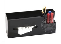 Acrylic Crystal tissue box storage box remote control multi-function storage box customization