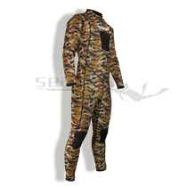 seawolf brand 3mm camouflage wetsuit cold and sun protection fishing and hunting underwater photography work clothes