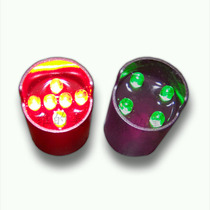 Boutique C26 round pixel tube high-speed toll station signal light speed limit indicator Red Fork Green Arrow traffic accessories