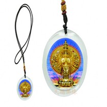 Value wholesale imported acrylic waterproof Buddha amulet thousand-handed Guanyin Buddha pendant pendant pendant hanging rope