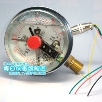 Hangzhou Fuyang YNXC100 Shock Resistant Magnetic Aid Electric Junction Pressure Gauge 2 5mpa 40mpa All Stainless Steel