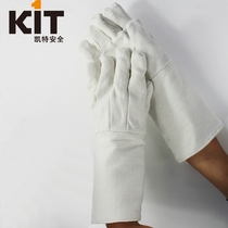KIT 1000 degree high temperature resistant gloves Ceramic fiber insulation Anti-thermal shock Anti-erosion labor protection work gloves