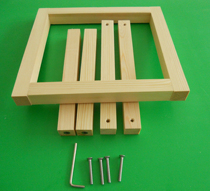 Solid wood photo frame craft frame 24*24cm can be non-standard customized