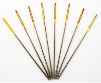 No 28 cross stitch embroidery needle-very fine golden tail needle (18CT embroidery cloth special) 10 pieces
