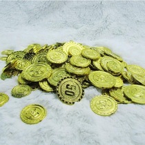 Party promotion decorations plating pirate gold coin toy coin game coin chip coin 100 props denomination