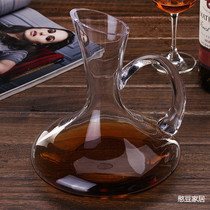 Thick crystal glass red wine decanter single dry red wine dispenser hotel special pot wine for wine