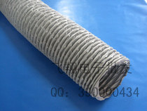Manufacturer direct nylon cloth vent pipe grey nylon telescopic hose resistant to high temperature and corrosion resistant wire pipe 8 inch