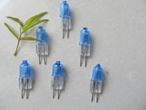 High quality mirror front lamp bubble G4 12v 20W xenon white light crystal lamp beads halogen blue plated small bulb