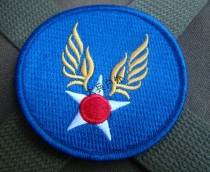 American Embroidery Arm Badge WWII American Aeronautical Team Badge Can Fit Leather Jacket Badge Chest Badge