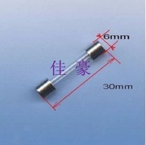 Car electrical appliance nodding insurance tube Car dot fuse 6mm*30mm 250V 15A glass tube