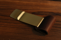 Brass pen clip Notebook business notebook special leather pen clip with leather case