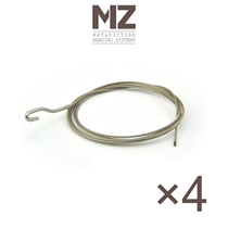 Ming installation hanging painting track adhesive hook painting exhibition movable hanging painting line J head 304 steel wire lanyard 120CM four