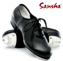 Sansha French Sansha tap dance shoes women and men pigskin cowhide two-soled dance shoes TA01