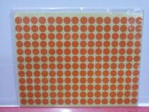 Wholesale red round points labelled paper 1 0 adhesive sticker colorful round-label round points with 10mm2880
