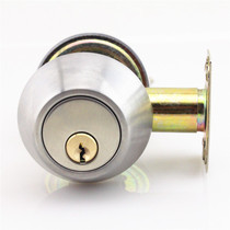 Single double-sided with key closed door access door lock bedroom door auxiliary invisible door lock deadlock no handle