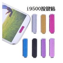 Samsung Galaxy S4 S5 metal button stick with I9500 I9600 home key aluminum wire drawing accessories