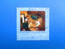 Foreign stamps Germany 2008 Spitzweg works Poor Poets Letter Pin 1 Full RMB18
