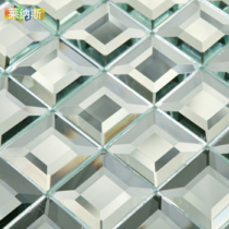 (Linus) mirror mosaic MJM13 crystal glass mosaic building materials tile living room entrance wall
