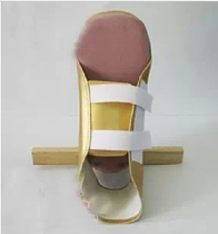 Medical orthopedic brace splint T-shaped wooden board shoes T-shaped shoes rehabilitation anti-rotation shoes ankle fixed corrective shoes