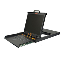 Qinan KinAn LC1716 17 inch LED 16 port CAT5 digital KVM switch spot