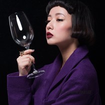 1 crystal glass oversized wine glass single high-grade luxury wine glass professional Bordeaux Goblet