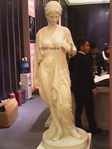 Explosive artificial sandstone Beijing European-style sculpture beautiful girl round sculpture landscape garden hotel KTV indoor and outdoor decoration